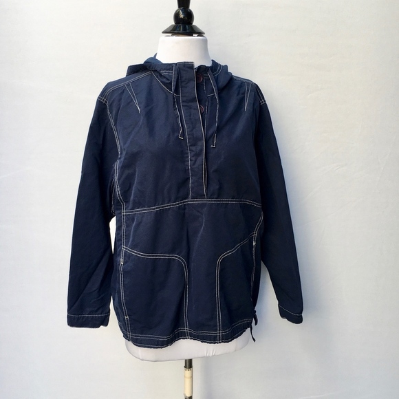 NIKE Navy Pullover Jacket Size L - Picture 1 of 4